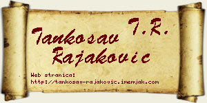 Tankosav Rajaković vizit kartica